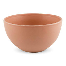 Салатник круглый 14 см 620 мл матовый цвета в ассорт. фарфор, арт. см5,5/гол/роз/син/чер