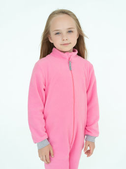 Комбинезон детский флисовый розовый