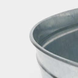 Таз для бани, овальный, с ручками, оцинкованная сталь, 23 л