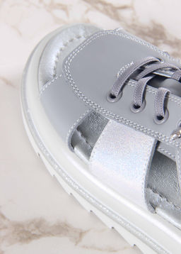 Босоножки 2029.2525gr. Серый белый ибица