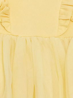 Basic Dantel T?ll? K?z Bebek Elbise