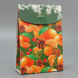 Коробка складная Зимние прянности, 15 7 22 см - Дарите счастье фото 4