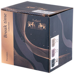 КРУЖКА ТЕМНО-СЕРАЯ 400 МЛ - Lefard фото 2