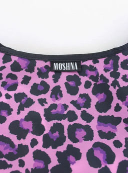 Мод.3, Сумка-майка Принт (SM3pr). Леопард фиолетовый