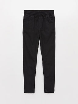 Beli Lastikli S?per Skinny Fit Erkek ?ocuk Jean Pantolon