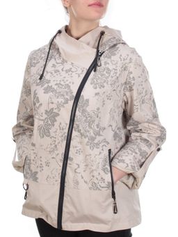 F3938 BEIGE Ветровка женская CO-COCOPINE (85% хлопок, 15% полиэстер) - Фабричный китай фото 3