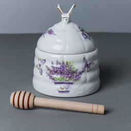 Банка для меда 280 мл / FY22003 /уп 36/ Лаванда - Галеонтрейд фото 5