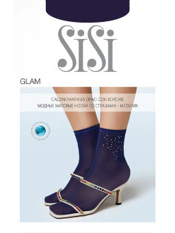 (SiSi) GLAM (нос.жен.эффект тюля с принтом стразы)