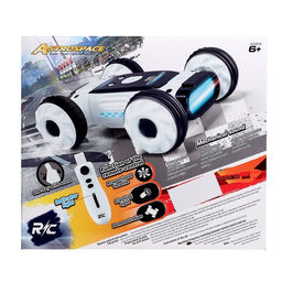 Машинка перевертыш Техно, радиоуправляемая, дрифт, аккумулятор, на пульте управления, цвет белый - Simaland фото 12