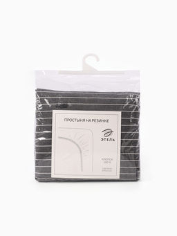 Простыня Этель Quiet shade 160*200*25 см, жатый хлопок, 140 гр/м2, 100% хлопок  фото 12