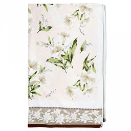 "Япония-2012" Полотенце махровое 100х150см, плотность 300гр/м2, 100% хлопок, Ландыш, бежевый, Bolangde (Китай)