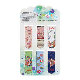 Набор закладок для книг магнитных 6 штук, Зверушки, МИКС - Calligrata фото 9