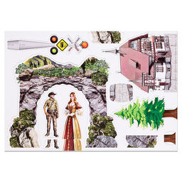 Железная дорога "Млечный путь"(свет, звук) в коробке