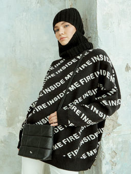 Шапка жен. шерсть+акр LB-N88046 black