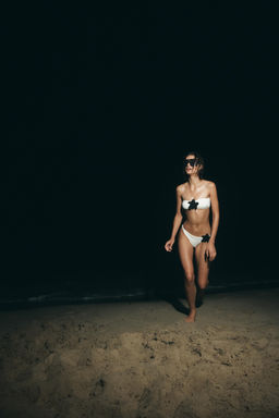 FLORAL BANDEAU BIKINI TOP