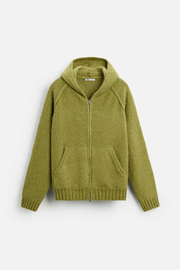 HOODED KNIT JACKET - Zara фото 7