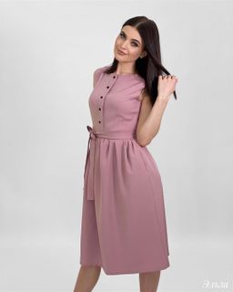 Платье Эльза (винтажная пудра) - Nadi bordo фото 2