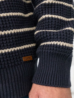 VILATTE / Свитер фактурной крупной вязки с металлической молнией  фото 4