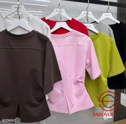 Футболка женская однотонная - Bruno фото 2