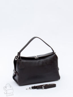 Сумка женская кожаная 1026L coffee Polina&Eiterou