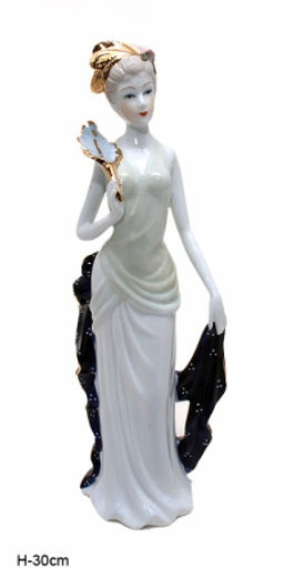 Статуэтка Дама 30 см / 0864 /уп 24/