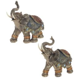 Фигурка декоративная Слон, L16 W8 H17 см, 2в.