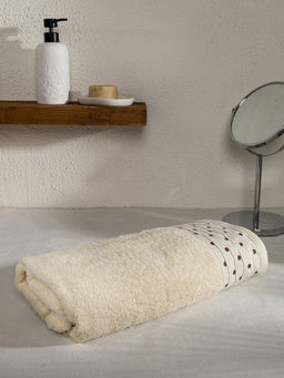 Полотенце для тела 70x140 молочный махровая ткань