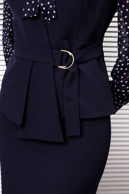 Костюм Мода Юрс 2538 синий горох