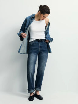 Базовая майка из хлопка / Zarina  фото 3