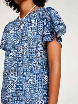 Блузка, сине-белая - Heine фото 8