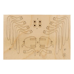 REZARK NIZ-09 Серия Живая природа Пазл 3D 30 элемент. Паук