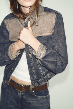 Z1975 COMBINED DENIM JACKET - Zara фото 4