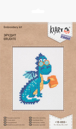Klart набор для вышивания 12-055 Эрудит 11 х 13 см