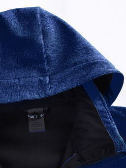 Парка спортивная мужская с капюшоном softshell синего цвета 9565S - Mtforce фото 18