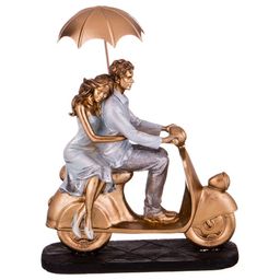 СТАТУЭТКА НА МОПЕДЕ СЕРИЯ ФЬЮЖН 21,5*9*31,5СМ