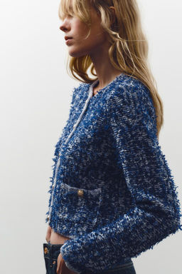 CABLE KNIT CARDIGAN - Zara фото 4