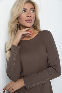 Платье Шоколад (коричневое) П11296 - Lt collection фото 4