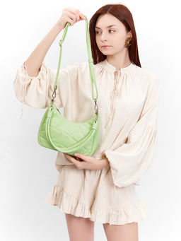 LACCOMA сумка Амира-Ф826-мятный эко кожа хлопок  фото 10