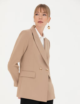 Bej Slim Fit Ceket - Pierre cardin фото 3