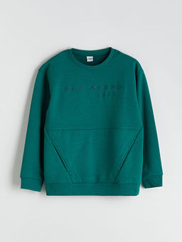 Bisiklet Yaka Erkek ?ocuk Sweatshirt