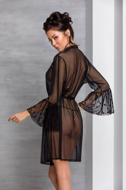 Lovelia peignoir Black