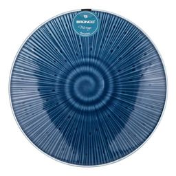 Цена за 2 шт. ТАРЕЛКА ЗАКУСОЧНАЯ BRONCO MIRAGE 22 СМ СИНЯЯ (МАЛ.УП.2 ШТ/КОР=32ШТ.)  фото 2