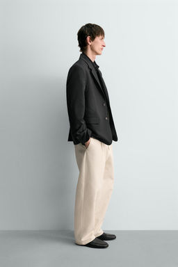 BLAZER TRAJE 100% LANA LIMITED EDITION / Negro - Zara фото 4