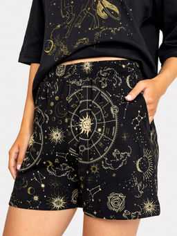 Комплект женский черный Телец из коллекции знаки зодиака черный +знаки зодиака на черном -Телец 592526 - Mark formelle фото 5