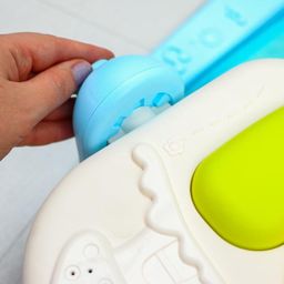 Развивающий коврик Жирафик, с пианино, голубой - Simaland фото 11