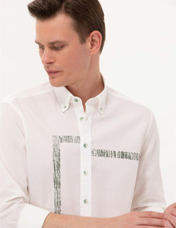 Haki Regular Fit Uzun Kollu G_mlek