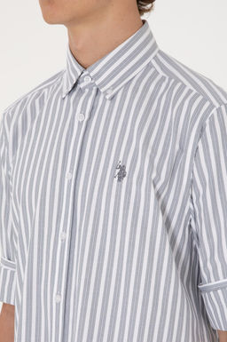 Erkek Gri Uzun Kollu G_mlek Sepette S_rpriz _ndirim - U.s. polo assn фото 7