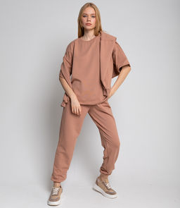 Костюм #ОБШ1544-1, бежевый