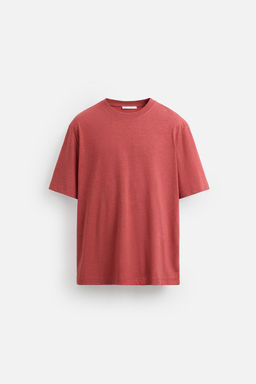 WASHED T-SHIRT WITH SLITS - Zara фото 7
