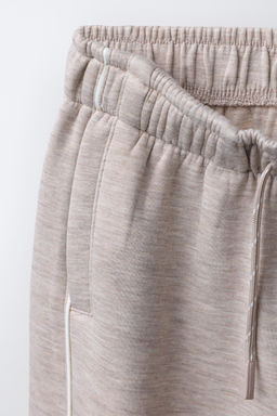 WIDE-LEG GYM TROUSERS WITH CONTRAST TRIMS - Zara фото 3